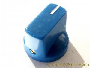 BLUE STOVE TYPE POTENTIOMETER OR ROTARY SWITCH KNOB